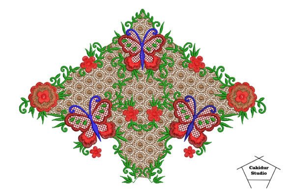 Butterflies Floral Kite Embroidery Review