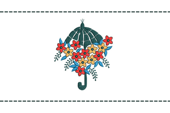 Creative Floral Umbrella Embroidery Review