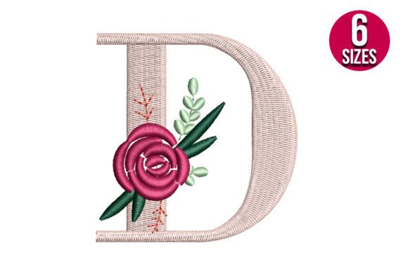 Floral Alphabet D Letter Review