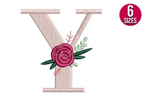 Floral Alphabet Y Letter Design Review