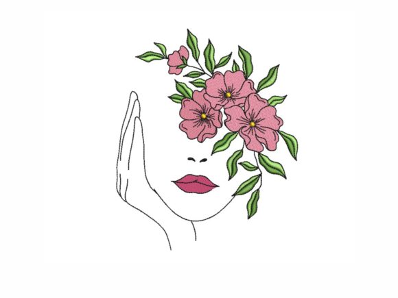 Floral Face Embroidery Design Review