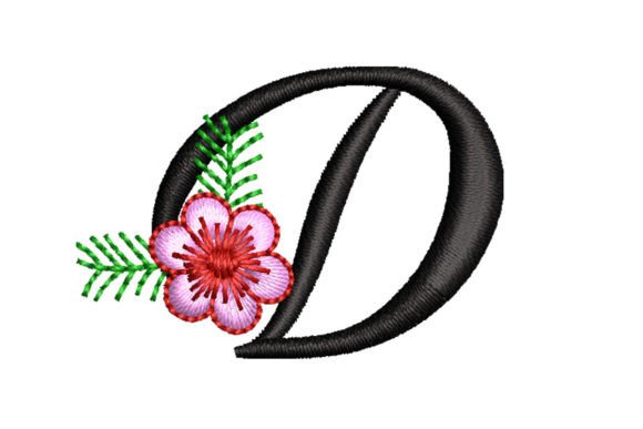 Floral Letter D Review