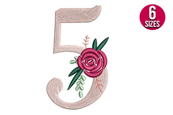 Floral Number 5 Embroidery Review