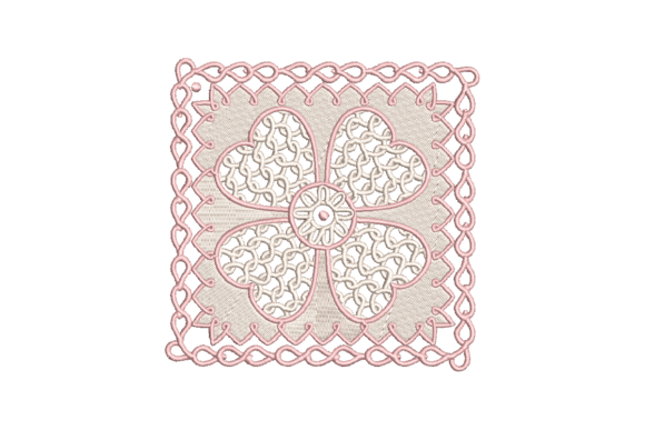 Flower with Pink Border Review