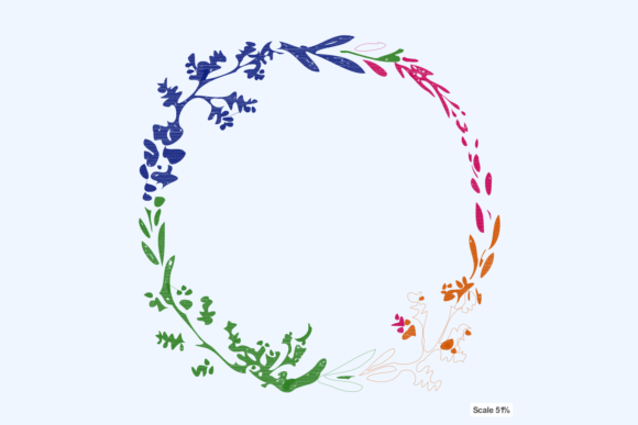 New Year Flower Wreath Embroidery Review